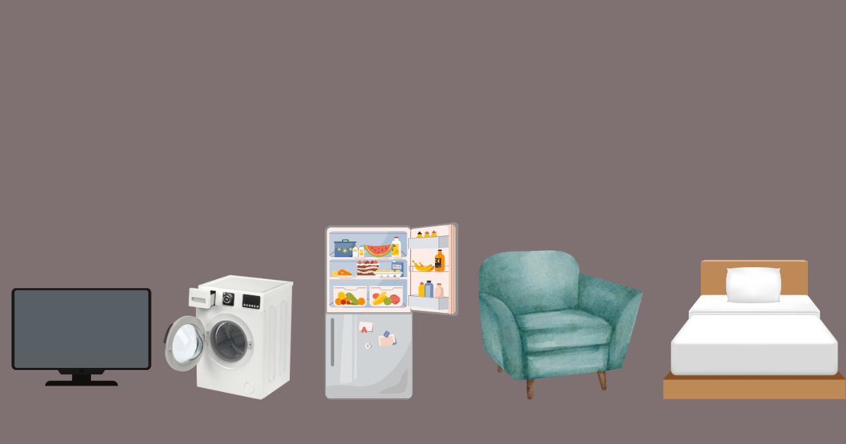 MODHIでレンタル紹介している家具・家電一覧