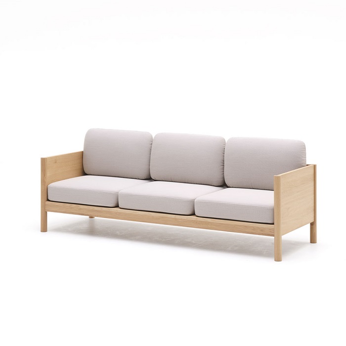 CASTOR LOBBY SOFA 3-SEATER PURE OAK