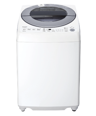 シャープ　全自動洗濯機 8kg シルバー系 ES-GV8G-S